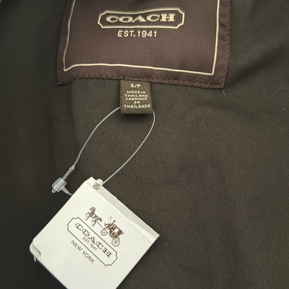 Coach Tatersall Plaid Utility Field Jacket Small - Picture 8 of 11